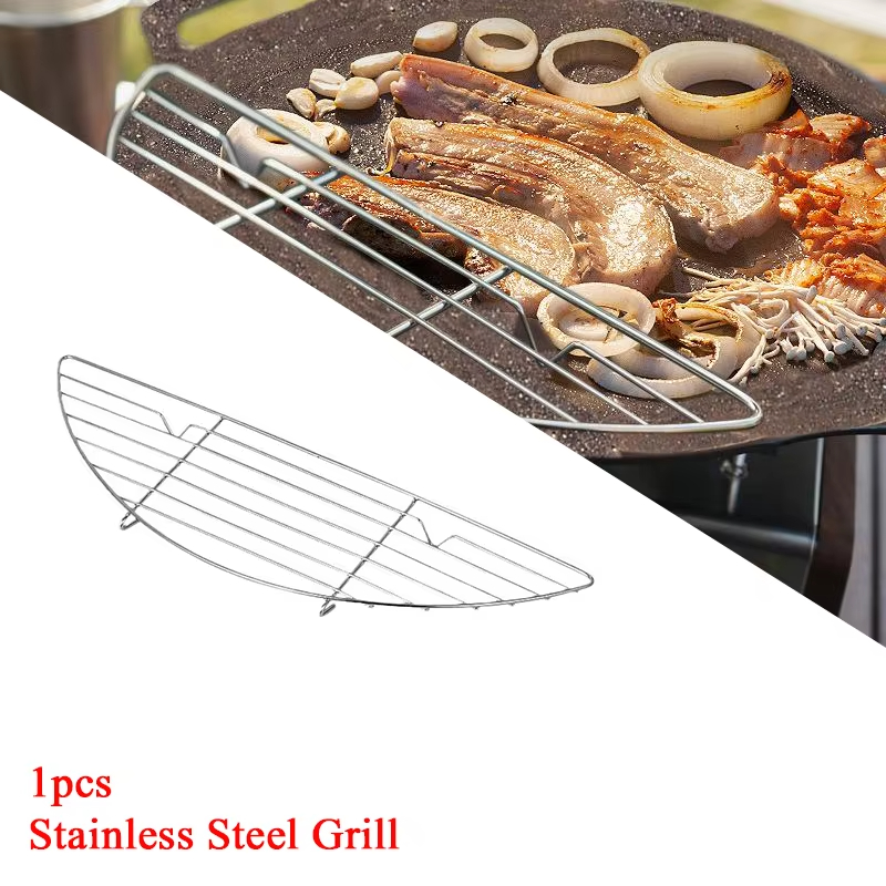 Outdoor Camping Griddle - 1Pcs BBQ Stainless Steel High Temperature