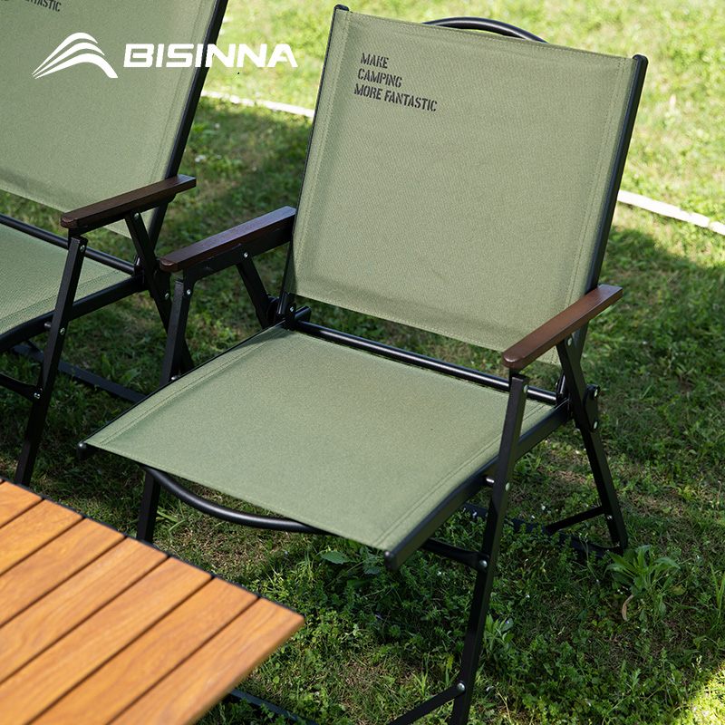 Outdoor Camping Chairs Folding - BISINNA Outdoor Folding Camping Chair Portable