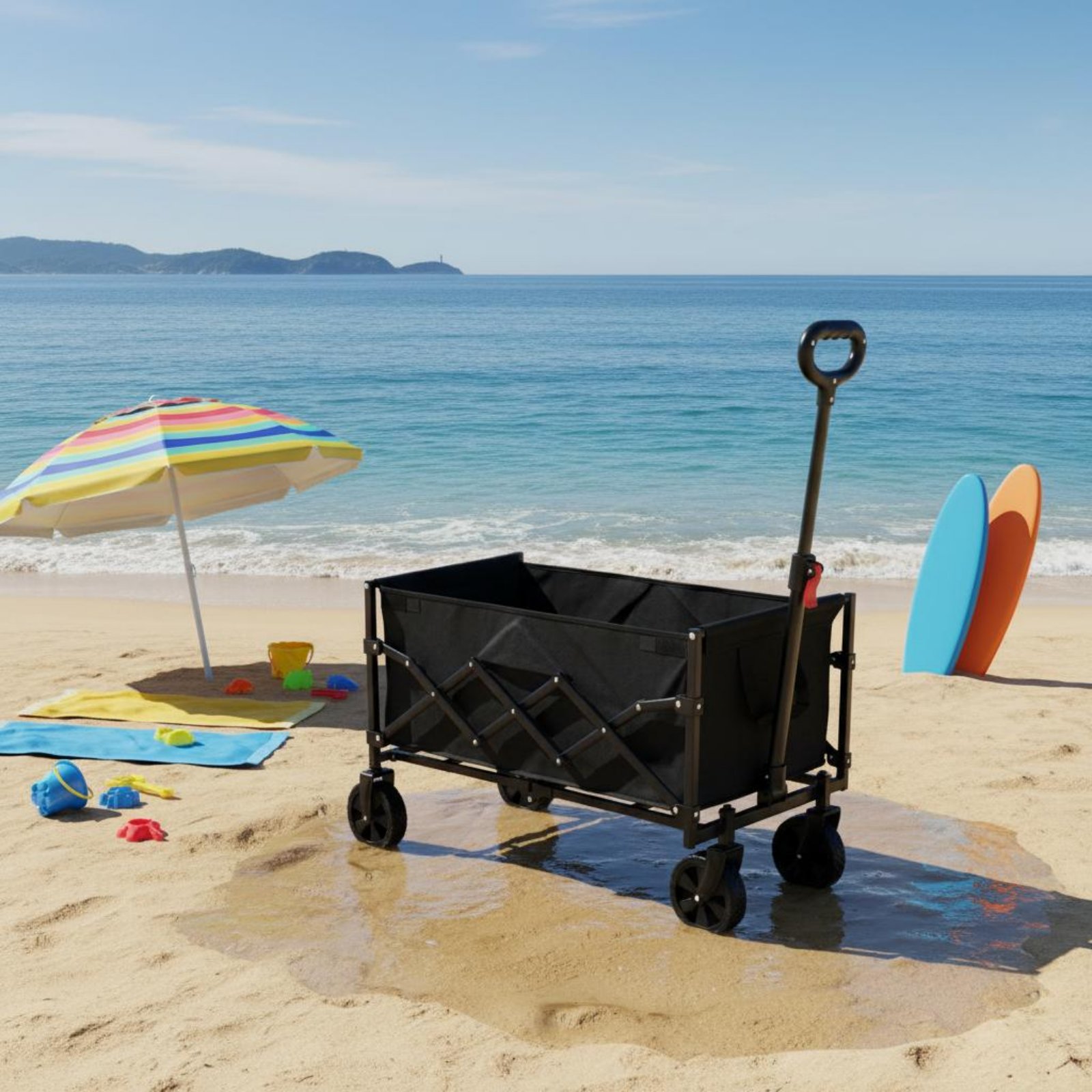 Jinli Outdoor Camping - Portable Camping Wagon Space-Saving Foldable Utility