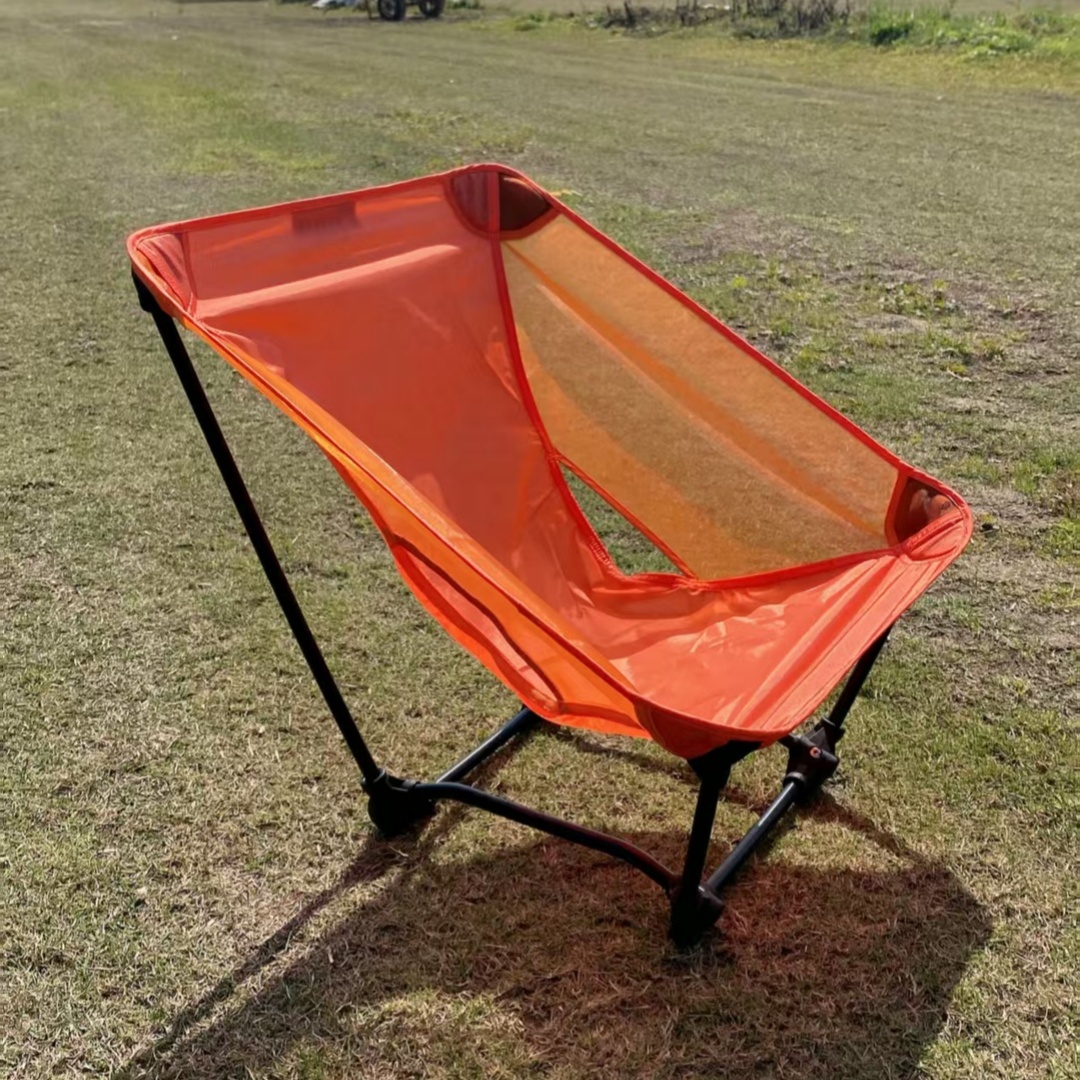 Outdoor Camping Chairs Folding - Portable Off Ground Folding Moon Chair