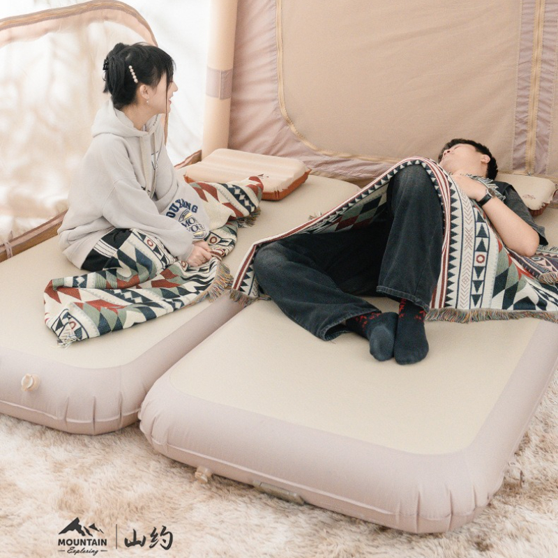 Outdoor Camping Inflatable Tent - SHANYUE Elastic Silk Cloud Bed Brushed