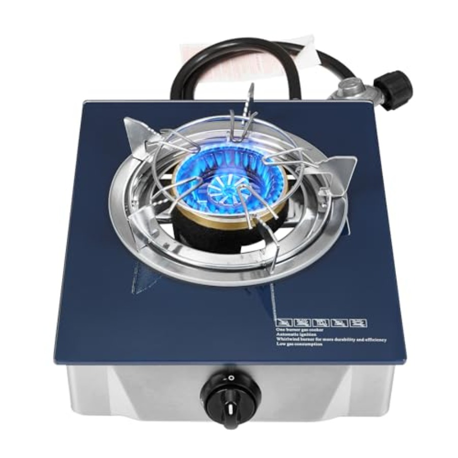 Outdoor Camping List - Propane Gas Stove 12000 BTU Single