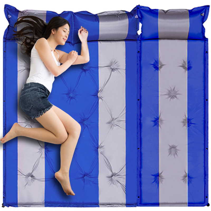 Outdoor Camping Inflatable Tent - Auto Inflatable Sleeping Pad Mattress 3-4
