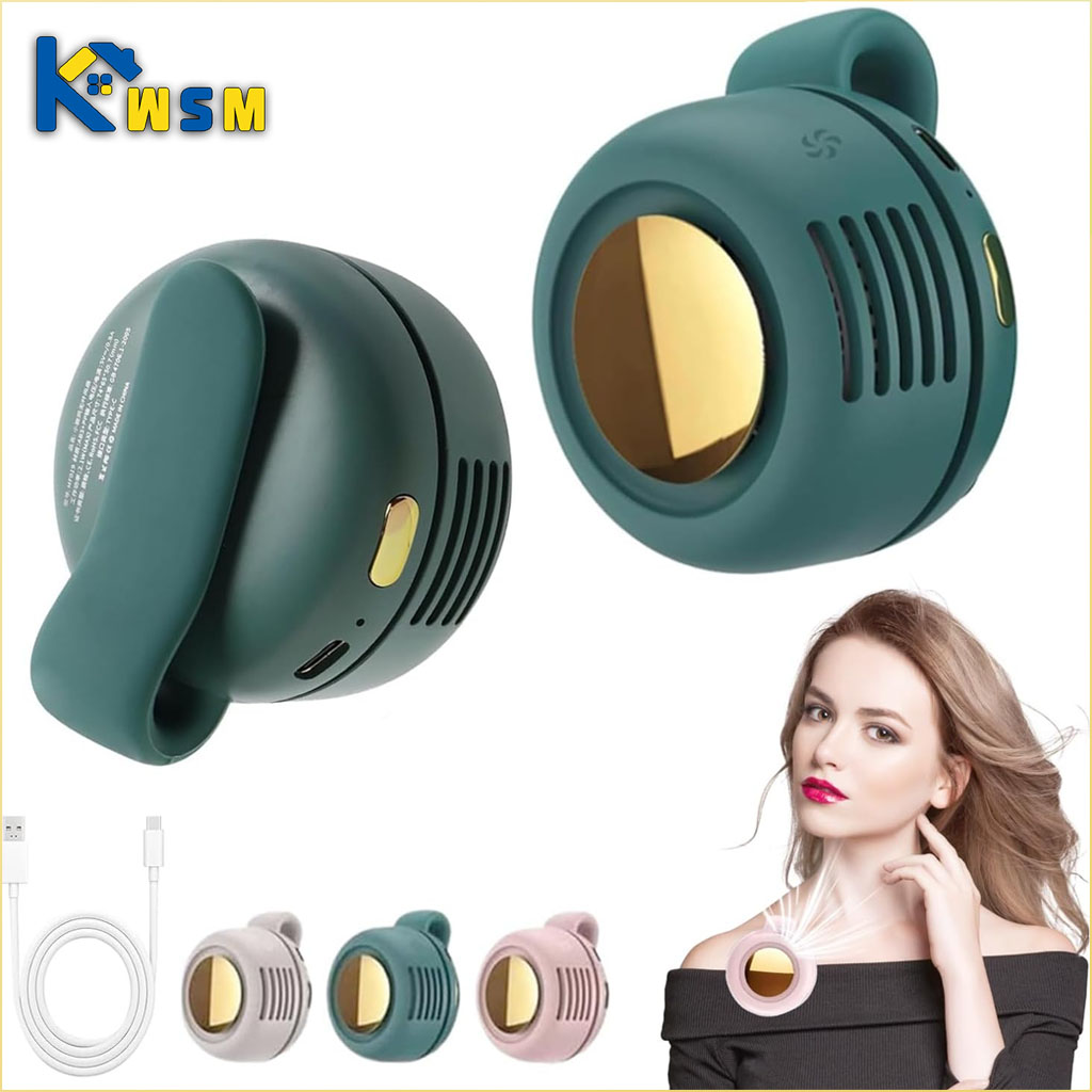 Outdoor Camping Ventilator - Mini Bladeless Fan USB Rechargeable Portable