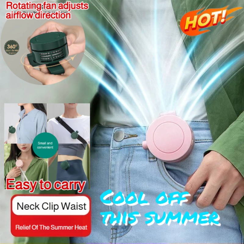 Outdoor Camping Ventilator - 2-in-1 USB Clip Fan Mini Portable