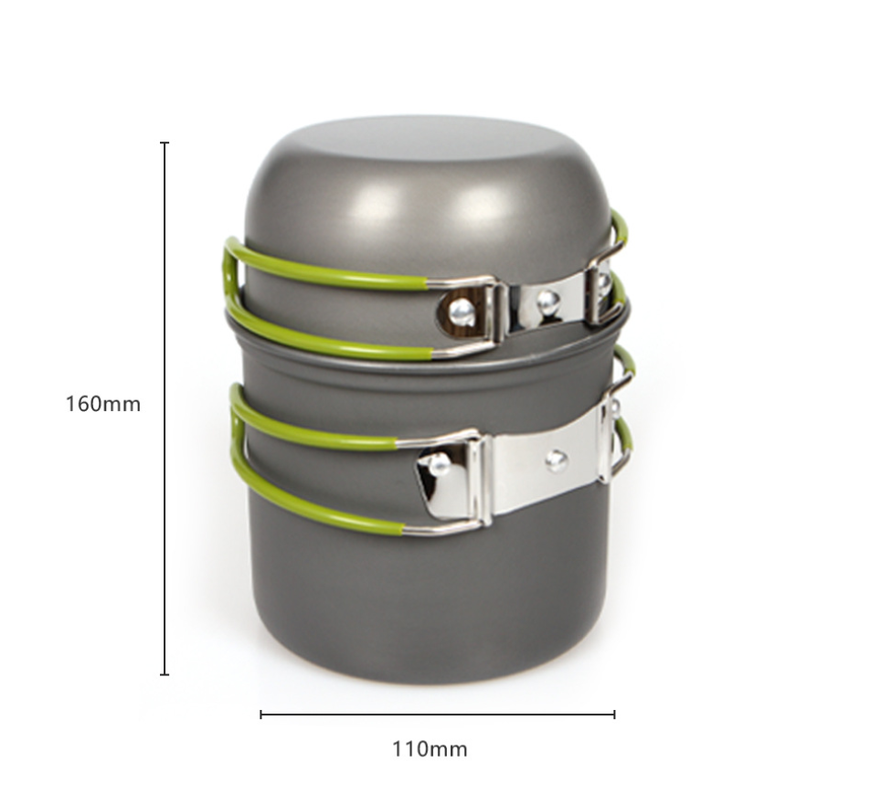 Ultralight Camping Pot Set: Ca - Outdoor Camping Kitchen Table ulasan dan harga