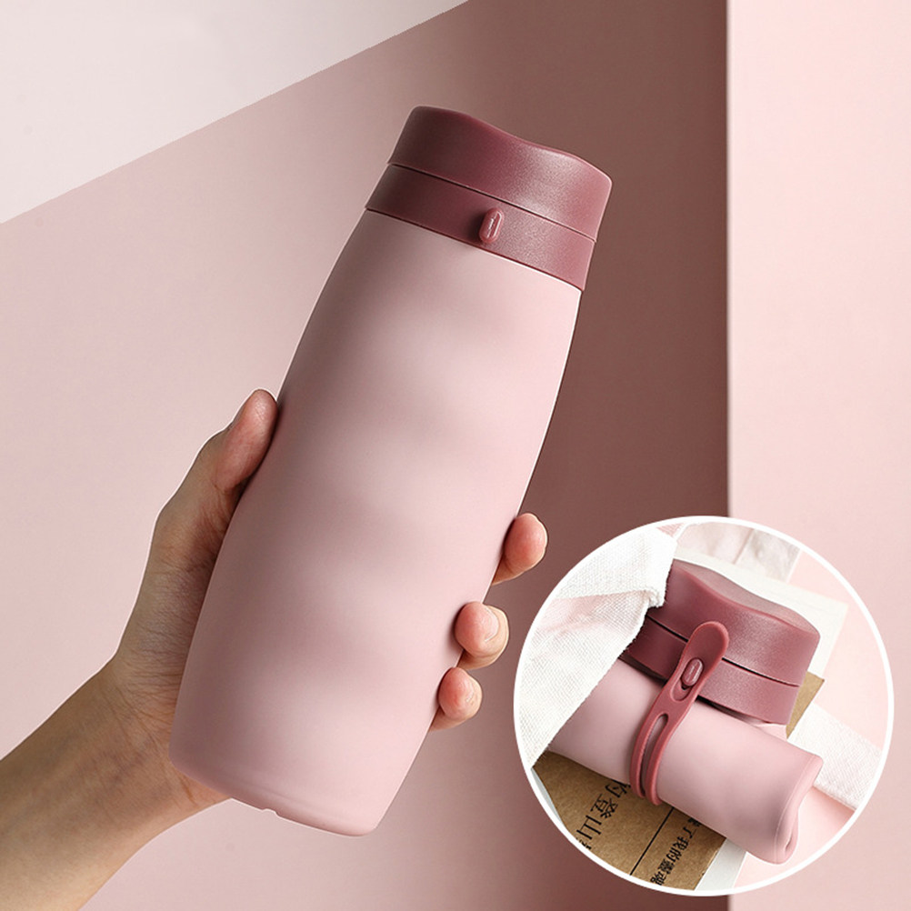 600Ml Portable Water Bottle Si - Collapsible Water Bottle ulasan dan harga
