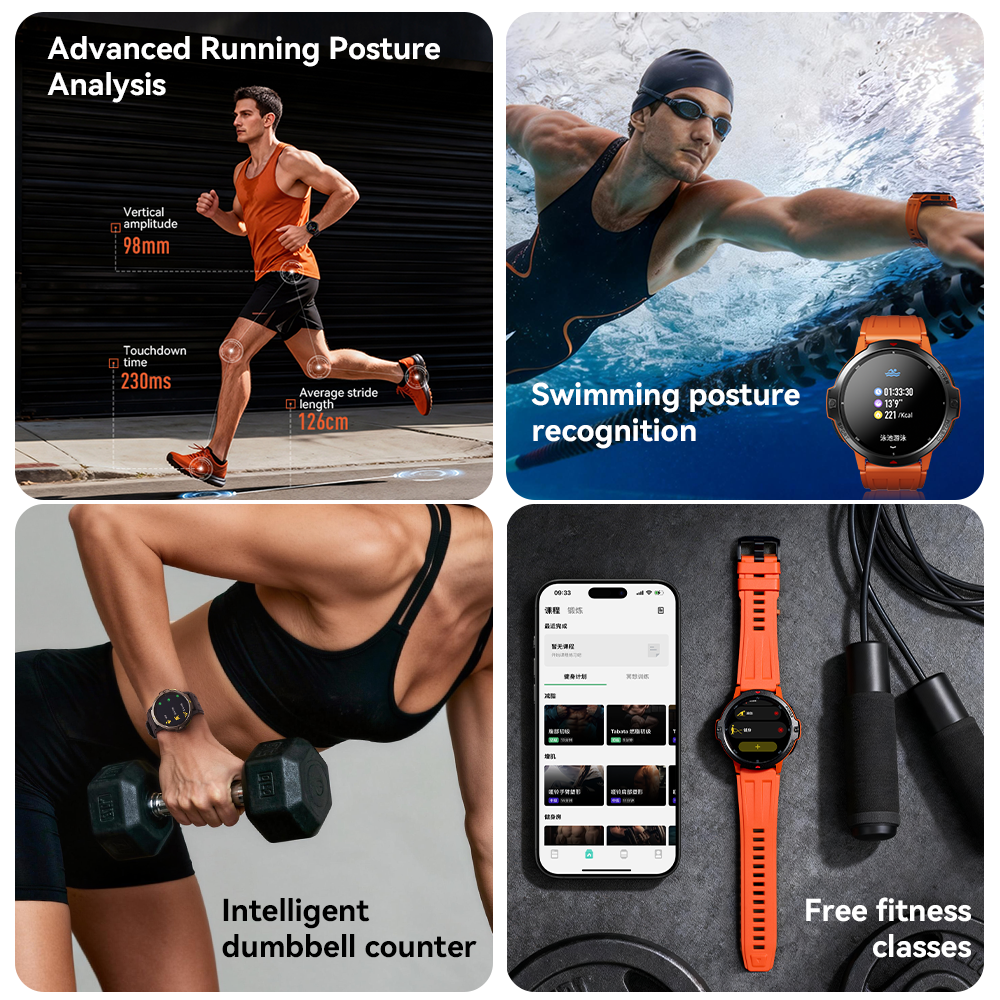 Dido AI Fit Pro GPS Smartwatch - Outdoor Camping Japan ulasan dan harga