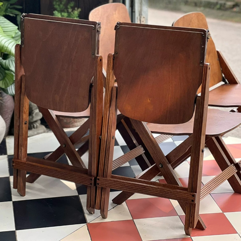 Vintage Solid Wood Folding Cha - Jinli Outdoor Camping ulasan dan harga