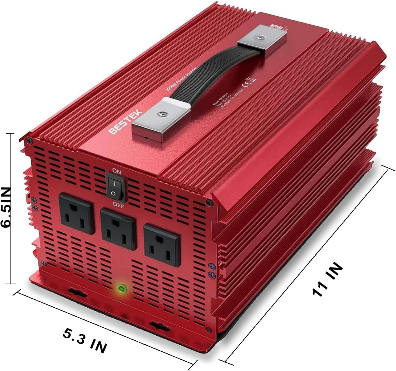 2000W Power Inverter 3 AC Outl - Outdoor Camping List ulasan dan harga