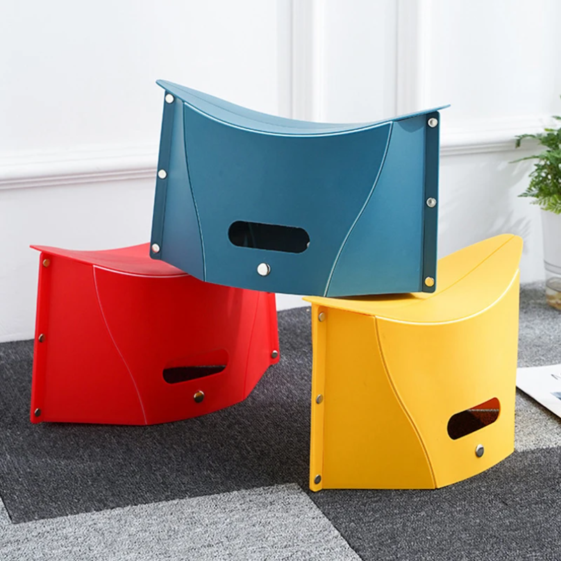 Plastic Portable Folding Stool - Outdoor Camping Chairs Folding ulasan dan harga