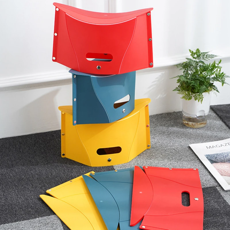 Plastic Portable Folding Stool - Outdoor Camping Chairs Folding ulasan dan harga