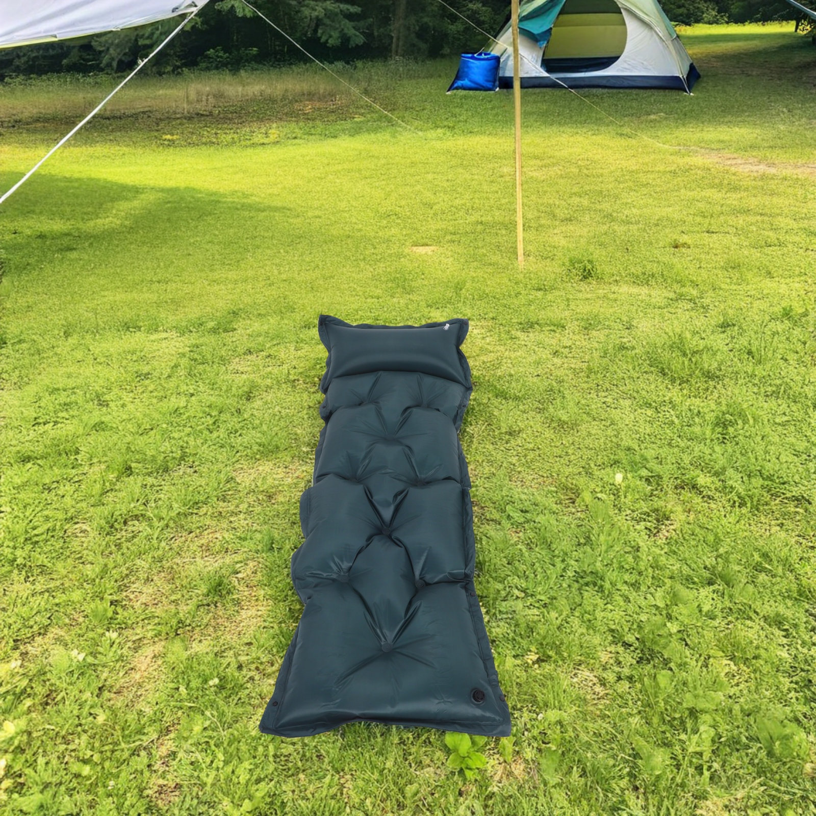 Camping Sleeping Pad Thick Inf - Outdoor Camping Inflatable Tent ulasan dan harga