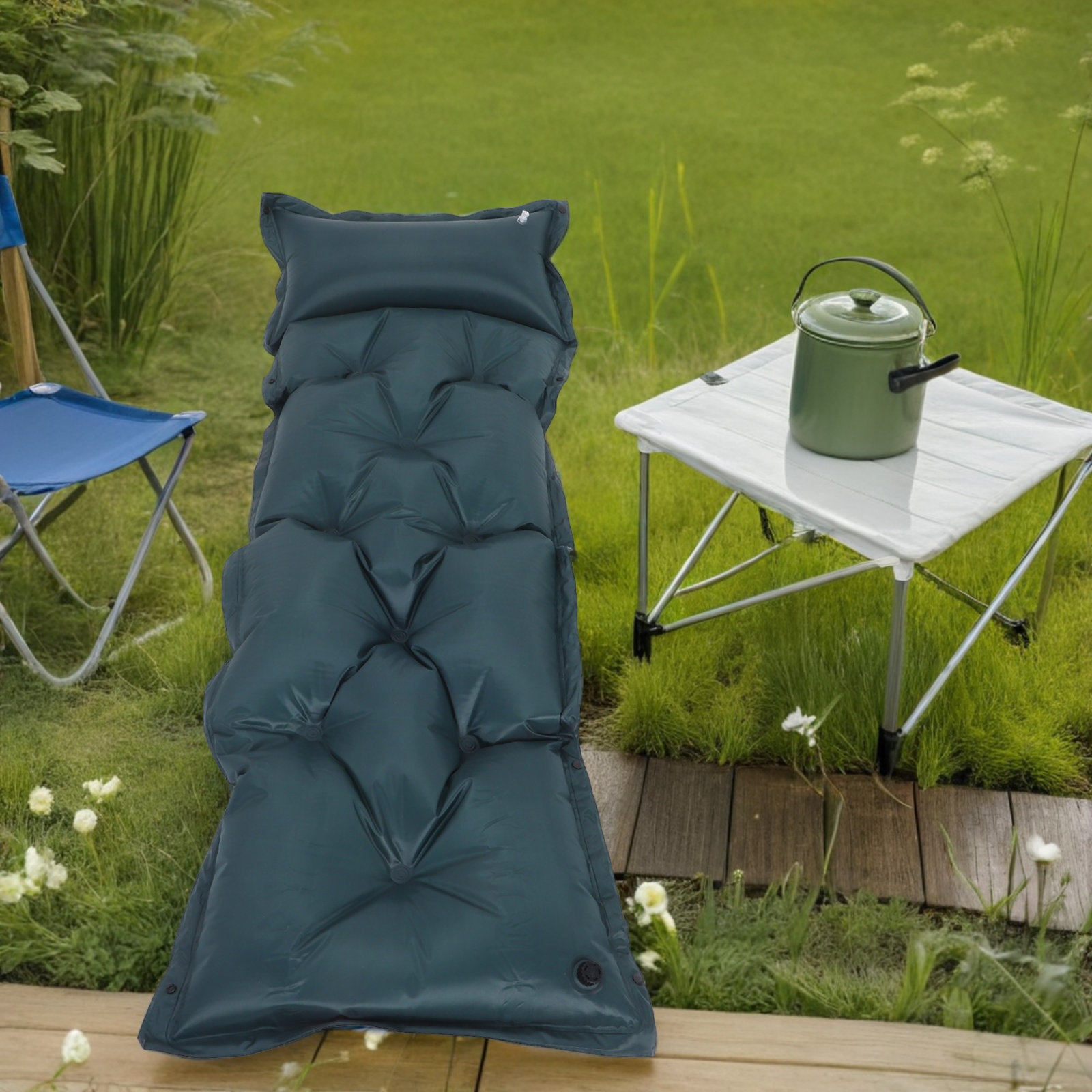 Camping Sleeping Pad Thick Inf - Outdoor Camping Inflatable Tent ulasan dan harga