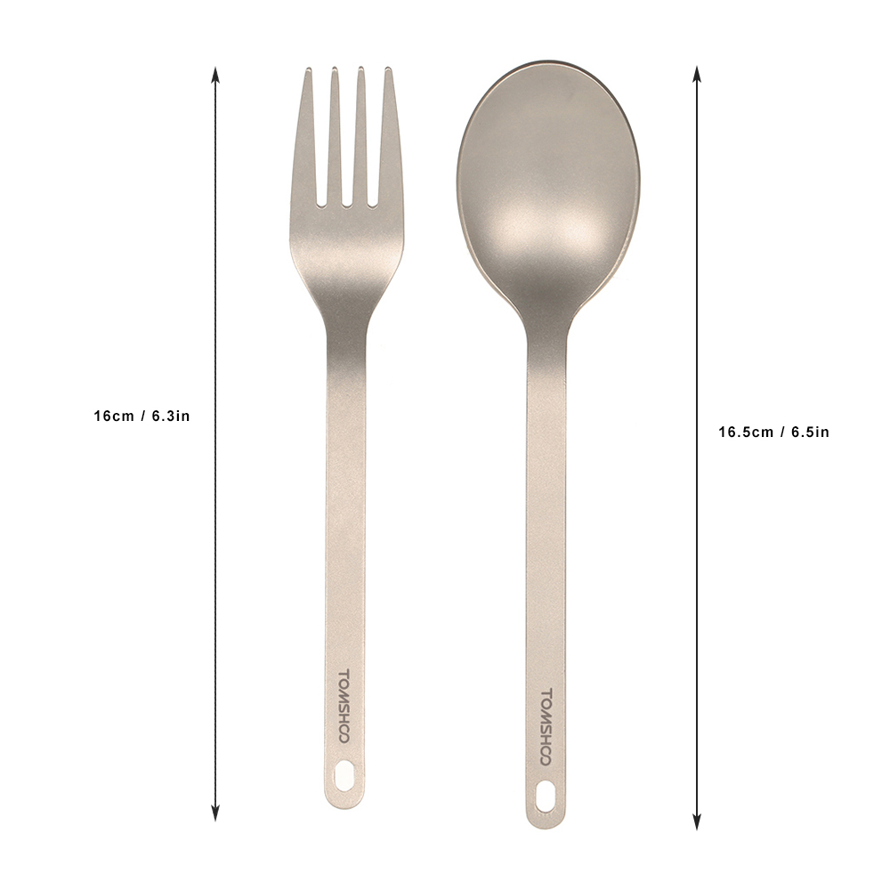 TOMSHOO Titanium Tableware Din - Outdoor Camping Kitchen Table ulasan dan harga