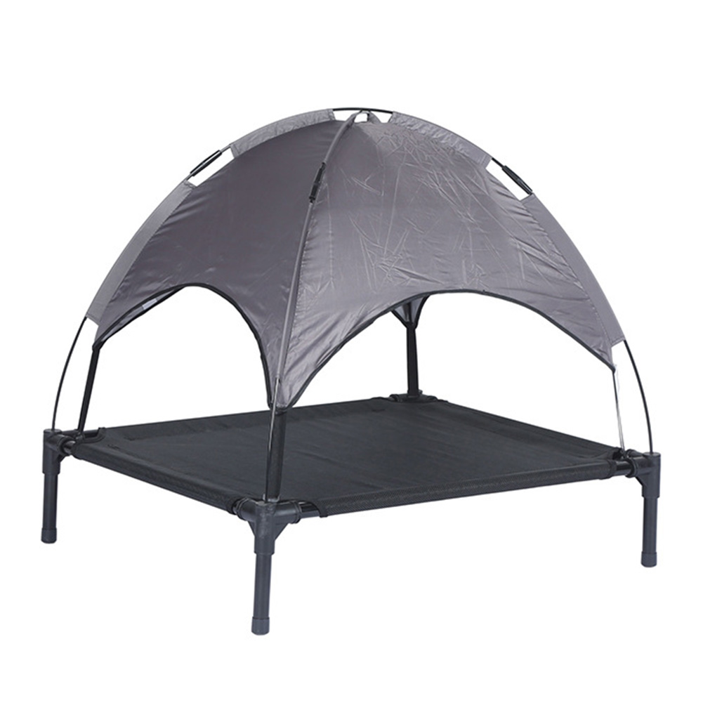 Elevated Dog Bed with Canopy P - Outdoor Camping Dog Bed ulasan dan harga