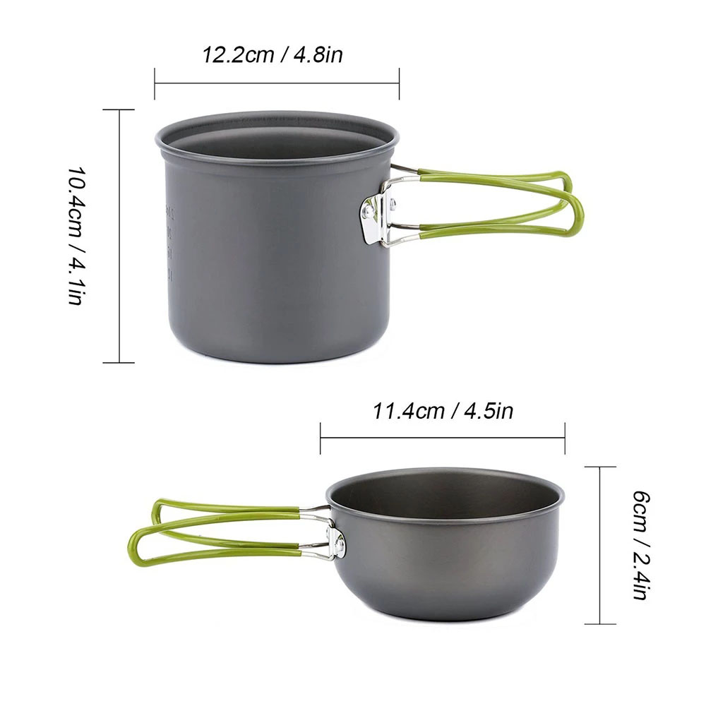 Camping Cookware Mess Kit Ultr - Outdoor Camping Kitchen Table ulasan dan harga