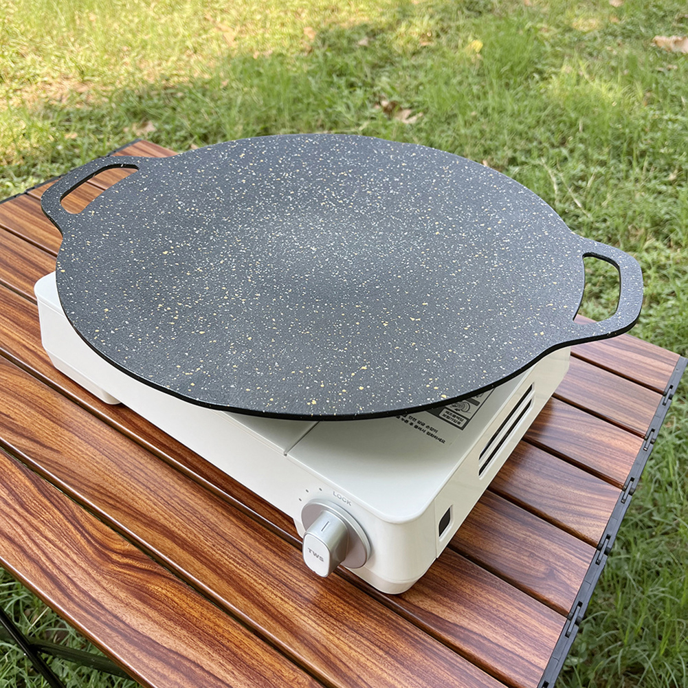 Round Baking Dishes Pans Non-s - Outdoor Camping Griddle ulasan dan harga
