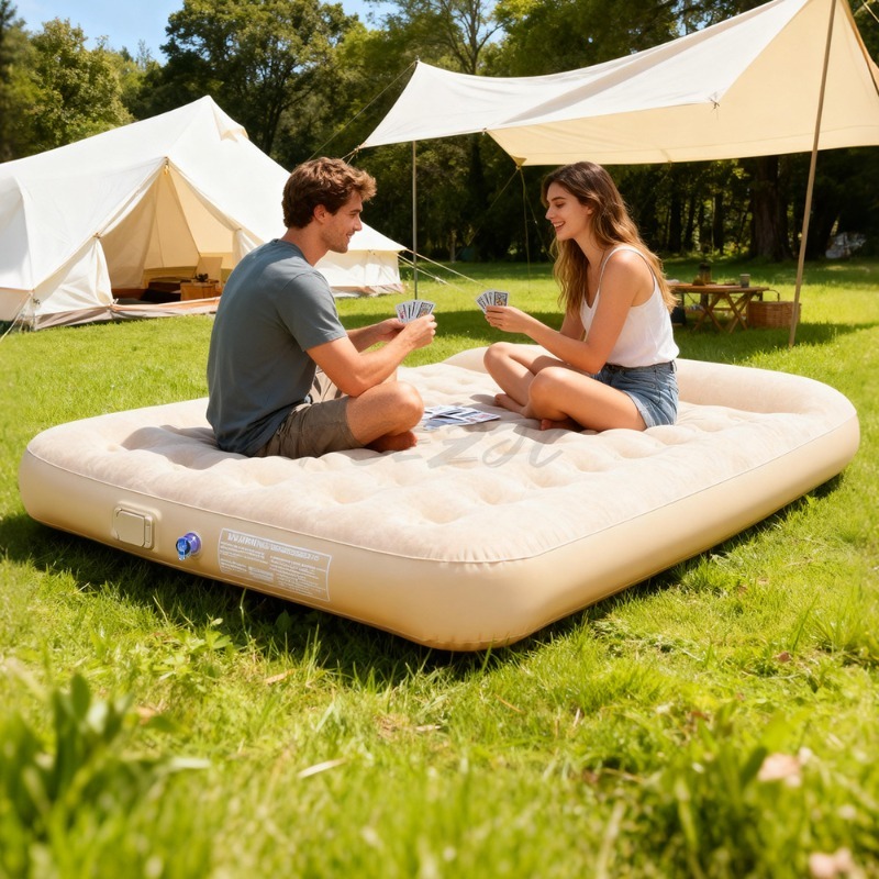 Automatic Inflatable Mattress  - Camp Pillow Compressible ulasan dan harga
