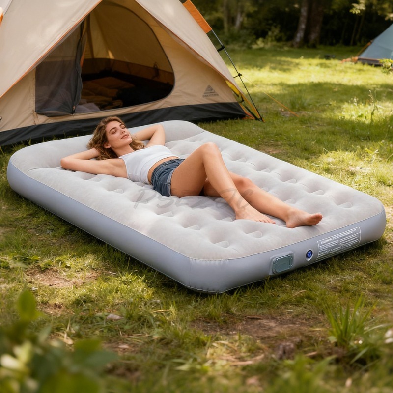Automatic Inflatable Mattress  - Camp Pillow Compressible ulasan dan harga