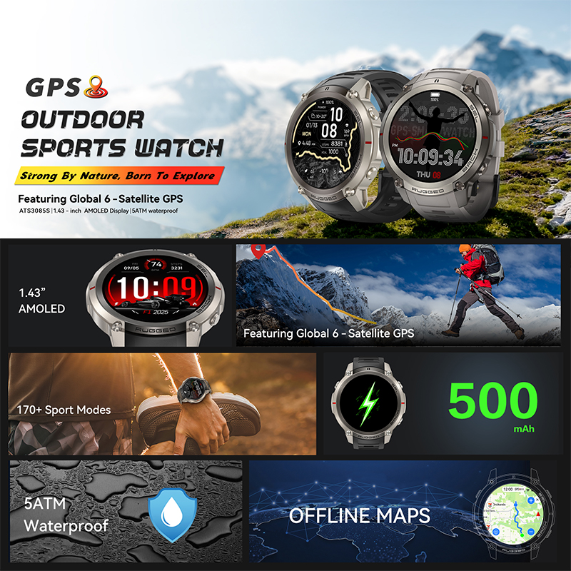 2026 Smart Watch Outdoor Sport - Outdoor Camping Japan ulasan dan harga