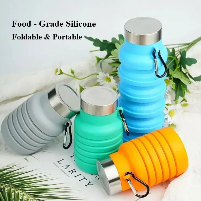 Collapsible Cup Food - Grade S - Collapsible Water Bottle ulasan dan harga