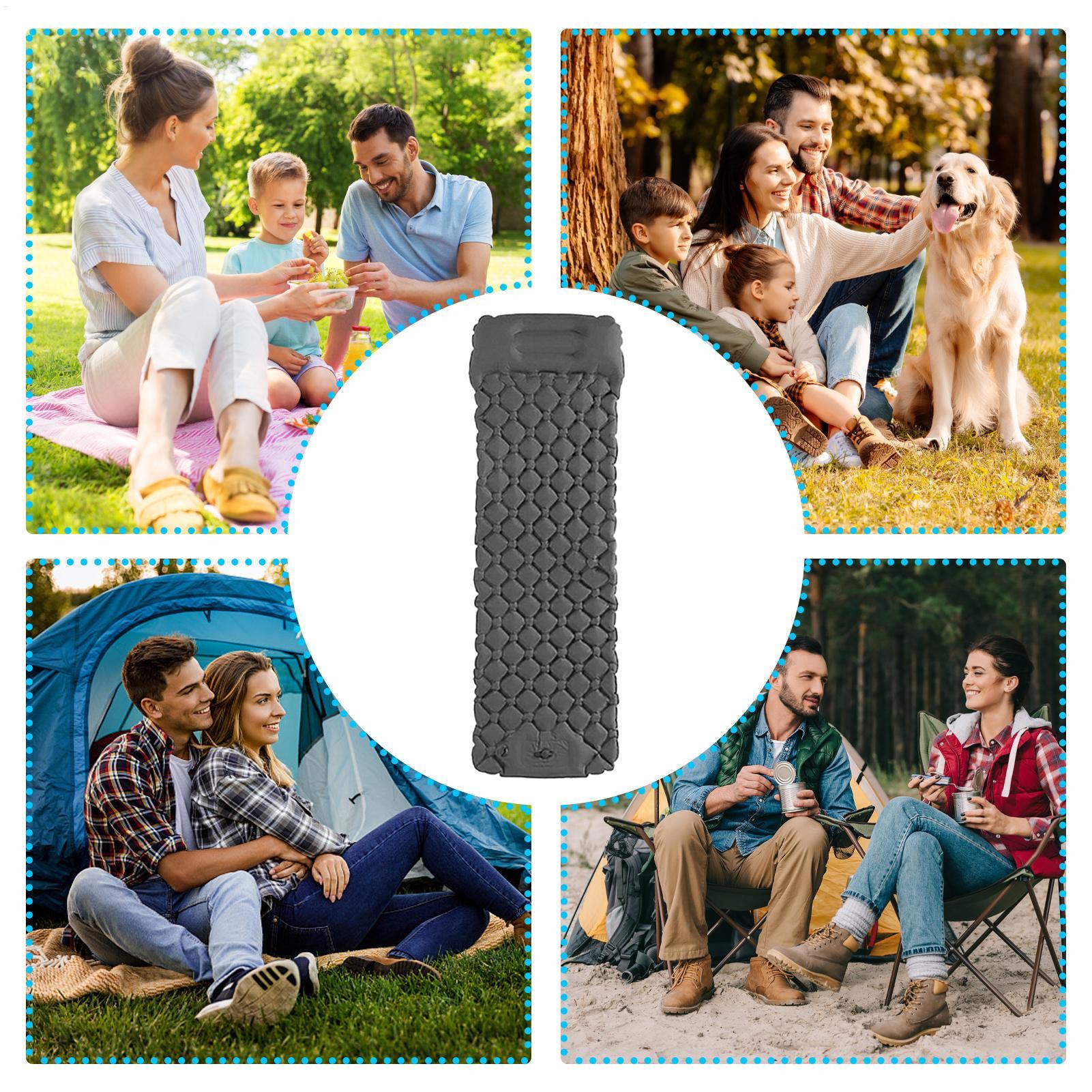 Inflatable Camping Pad Foldabl - Outdoor Camping Inflatable Tent ulasan dan harga