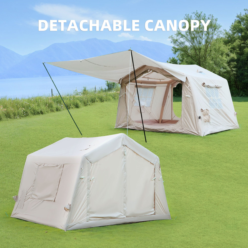 Easy Setup 8㎡  Waterproof Oxfo - Outdoor Camping Inflatable Tent ulasan dan harga