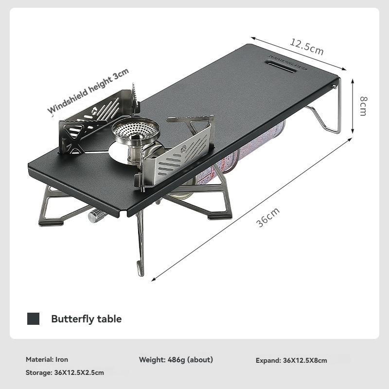 CAMPINGMOON GT-3 Black Portabl - Outdoor Camping Kitchen Table ulasan dan harga