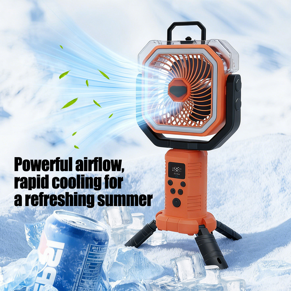 30000mAh Cooling Floor Fan wit - Outdoor Camping Ventilator ulasan dan harga