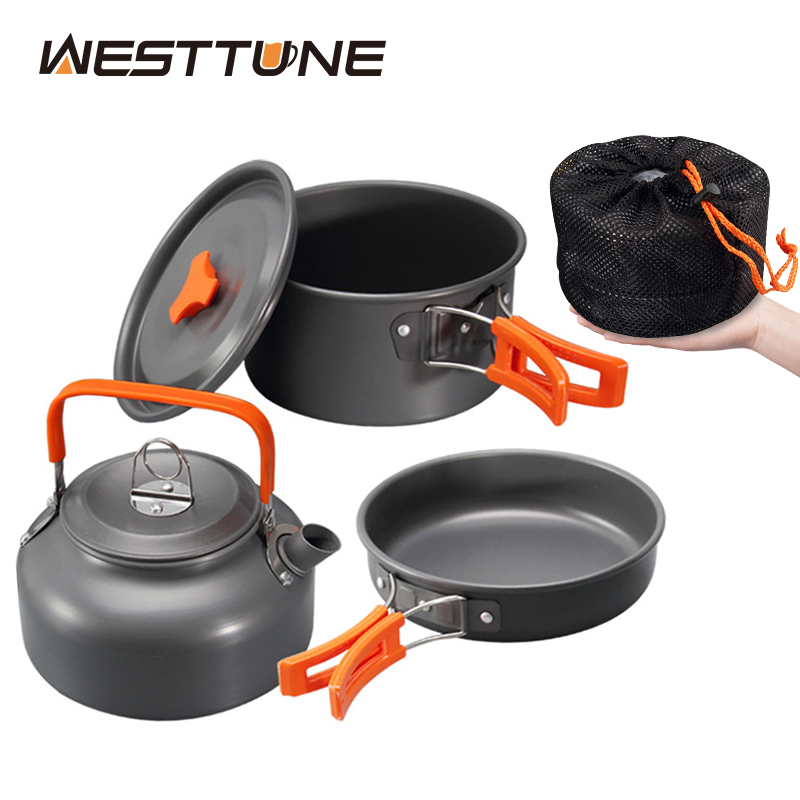 WESTTUNE Camping Cookware Kit  - Outdoor Camping Kitchen Table ulasan dan harga