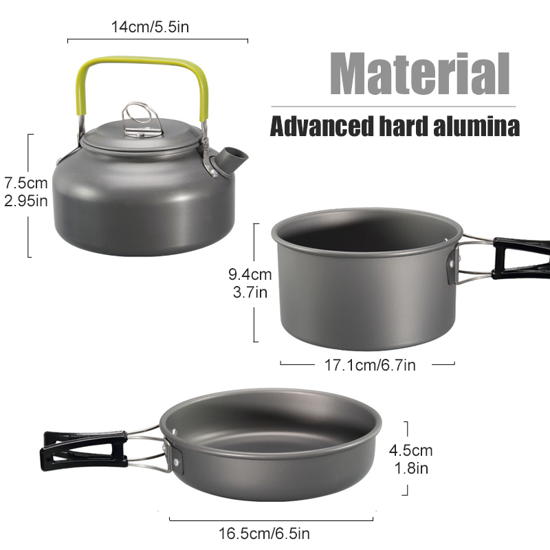 WESTTUNE Camping Cookware Kit  - Outdoor Camping Kitchen Table ulasan dan harga