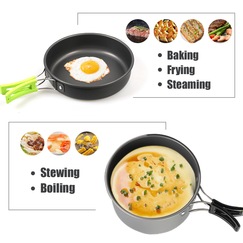 WESTTUNE Camping Cookware Kit  - Outdoor Camping Kitchen Table ulasan dan harga