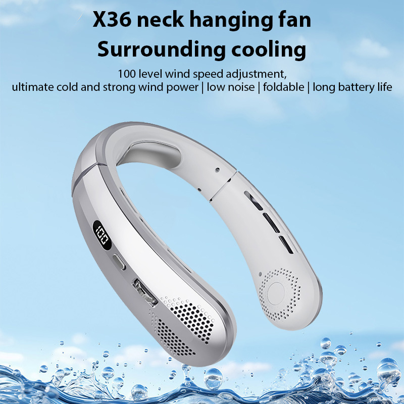 Hanging Neck Fan Portable Rech - Outdoor Camping Ventilator ulasan dan harga