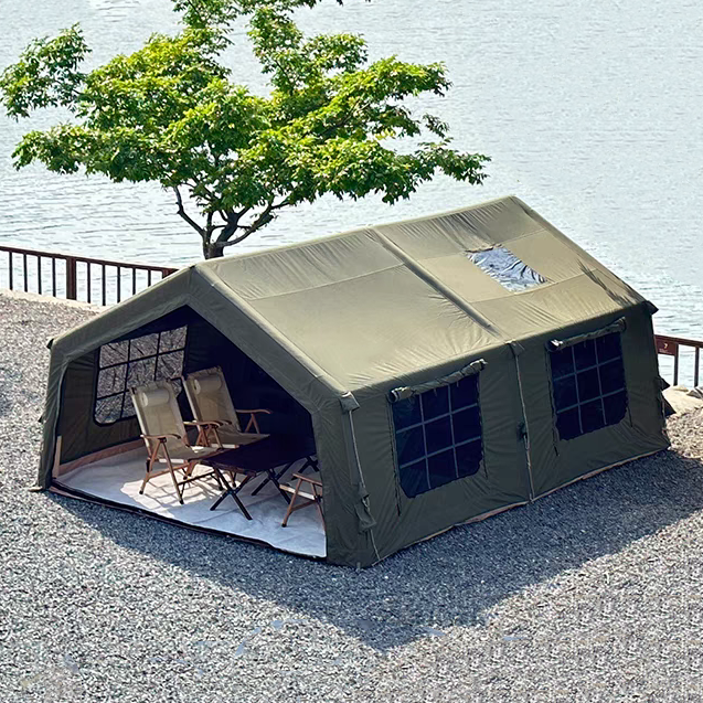 17.2  Large Luxury Waterproof  - Outdoor Camping Inflatable Tent ulasan dan harga