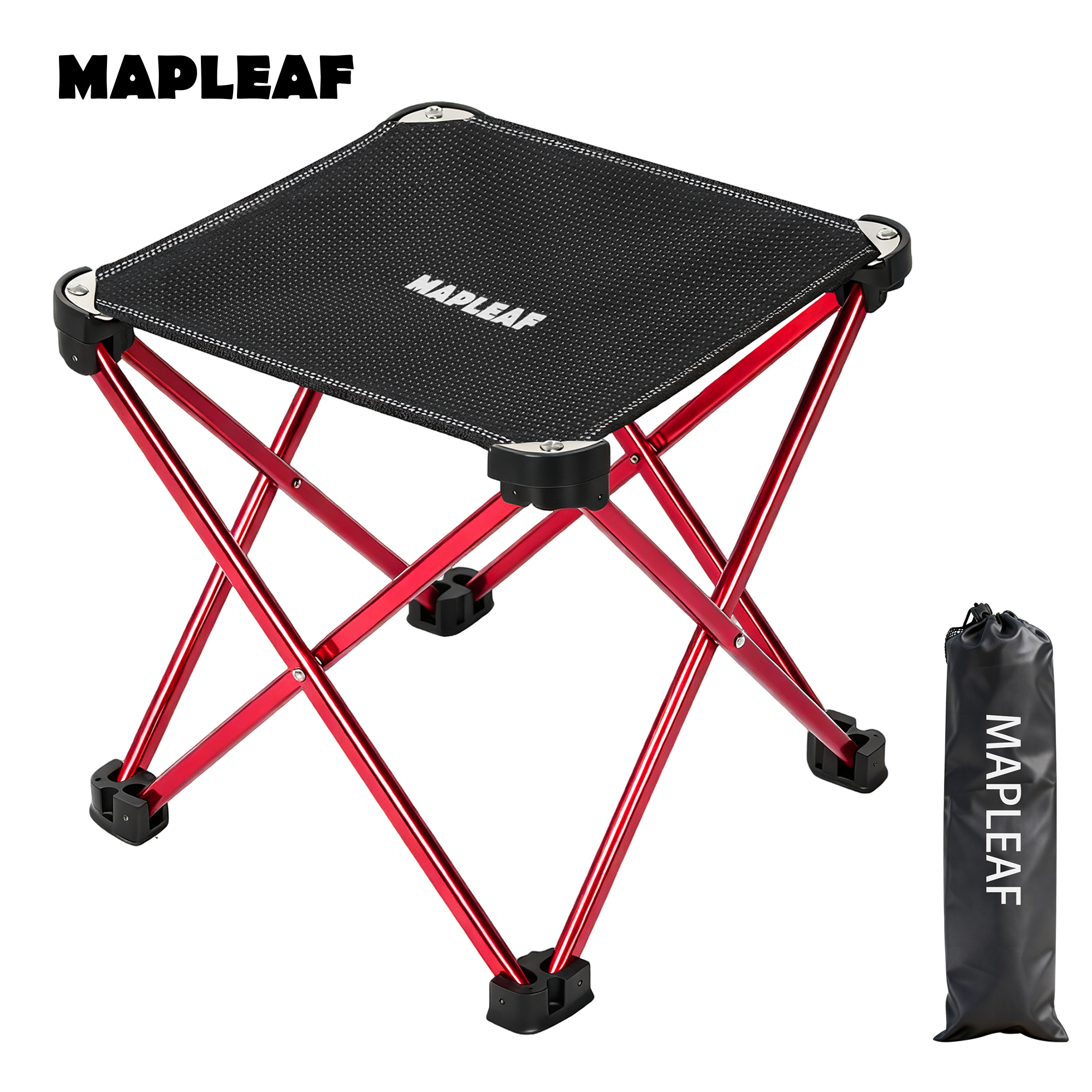 MAPLEAF Portable Folding Stool - Outdoor Camping Chairs Folding ulasan dan harga
