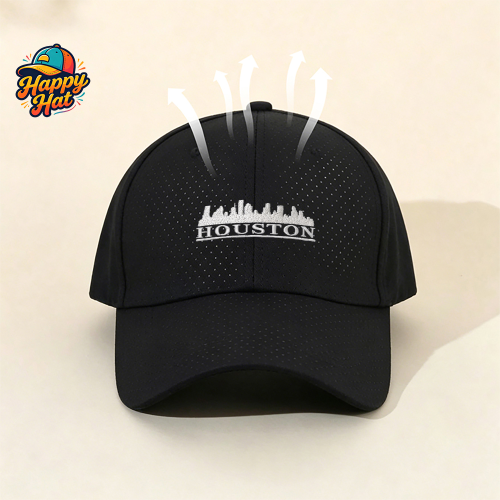 1PC Houston Skyline Embroidere - Outdoor Camping Ideas ulasan dan harga