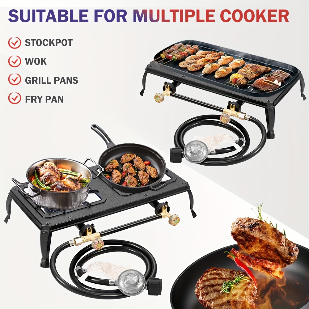 1/2 Burner Propane Camping Sto - Outdoor Camping List ulasan dan harga