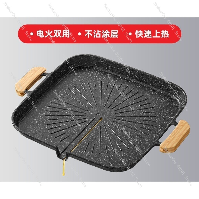 Outdoor Maifan Stone BBQ Grill - Outdoor Camping Griddle ulasan dan harga