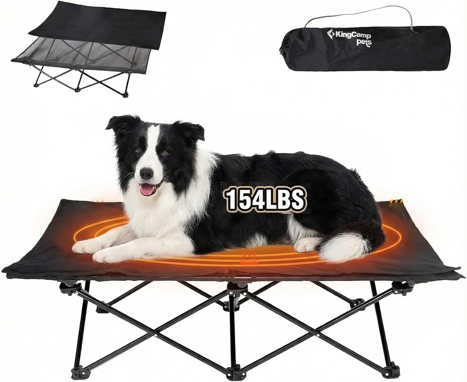 Elevated Dog Bed for Large Dog - Outdoor Camping Dog Bed ulasan dan harga