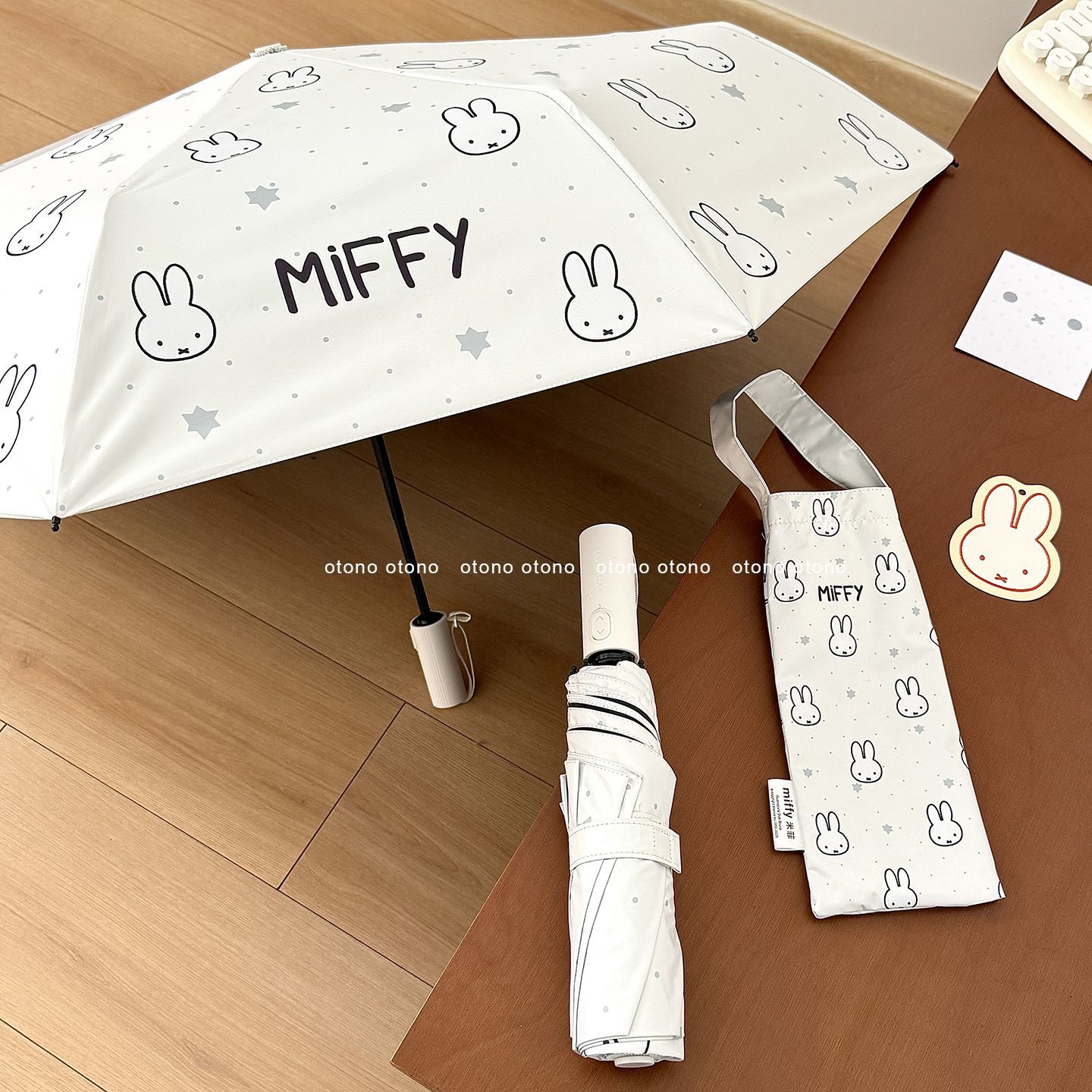 Lovable Kawaii Miffy Umbrella  - Outdoor Camping Japan ulasan dan harga