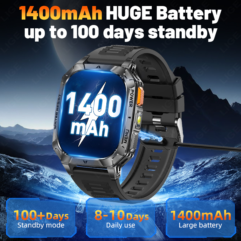 2026 New Men Outdoor Smart Wat - Outdoor Camping Japan ulasan dan harga