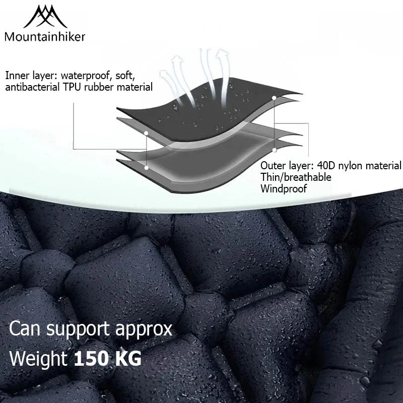 Outdoor Camping Inflatable Mat - Camp Pillow Compressible ulasan dan harga