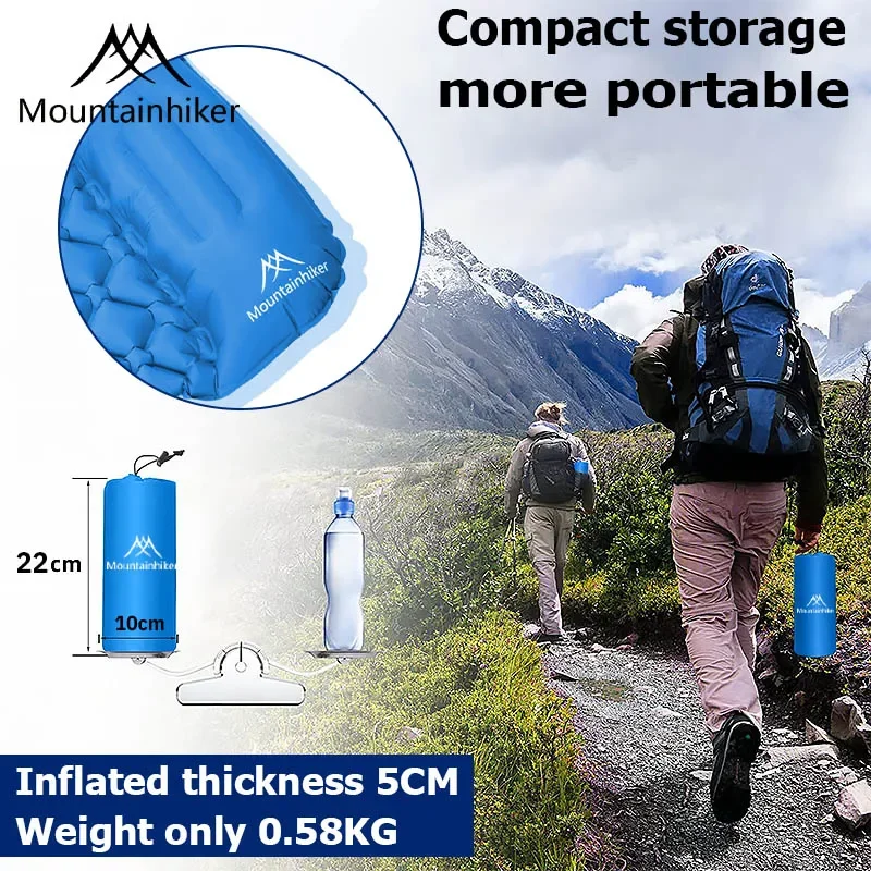 Outdoor Camping Inflatable Mat - Camp Pillow Compressible ulasan dan harga