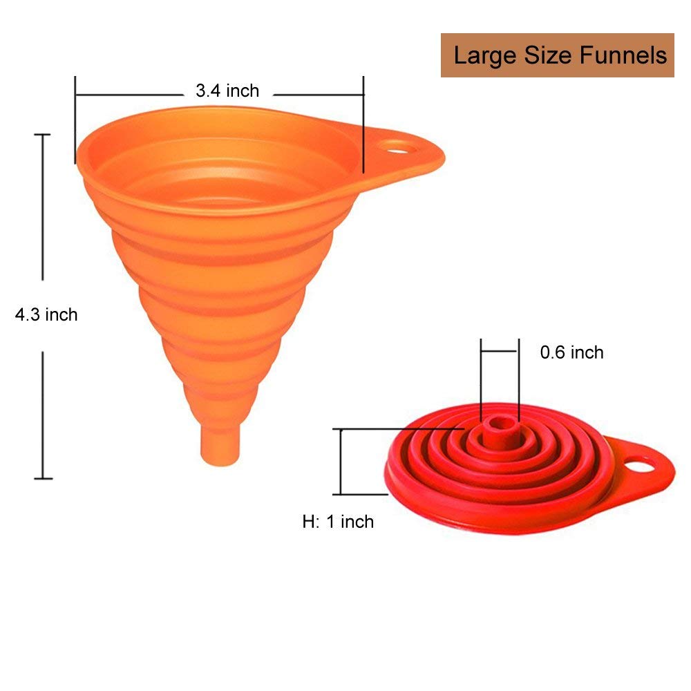 Collapsible Silicone Funnel Se - Collapsible Water Bottle ulasan dan harga