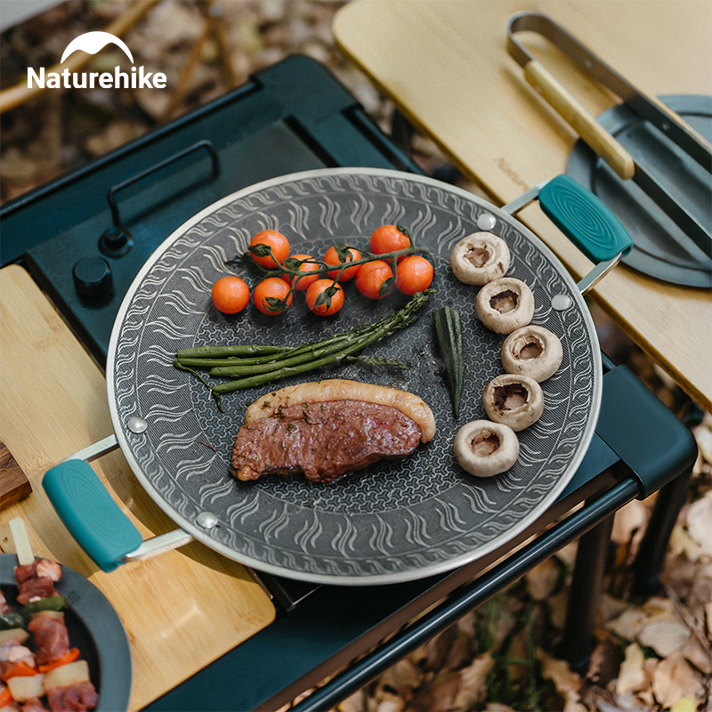 Naturehike BBQ Cooking Grill P - Outdoor Camping Griddle ulasan dan harga