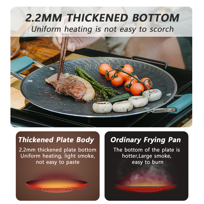 Naturehike BBQ Cooking Grill P - Outdoor Camping Griddle ulasan dan harga