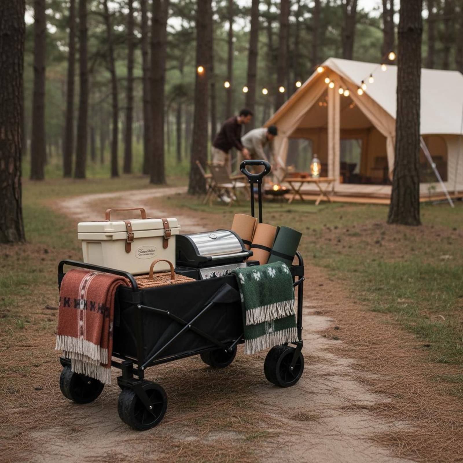 Foldable Camping Wagon Portabl - Jinli Outdoor Camping ulasan dan harga