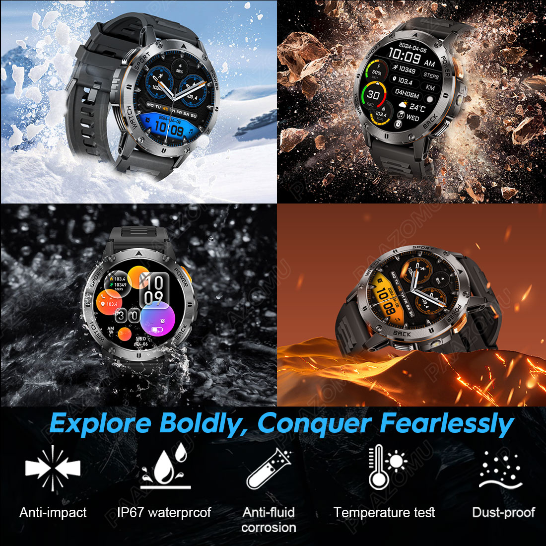 New Triathlon Sports Smart Wat - Outdoor Camping Japan ulasan dan harga