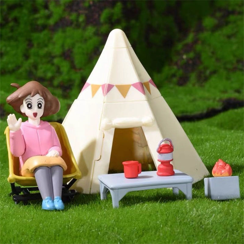 6pcs/Set Anime Crayon Shin-Cha - Outdoor Camping Movies ulasan dan harga